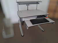 Moll - Schreibtisch Top Deck Compact Grau Mit PC Deck Und Schreibtischstuhl - 3