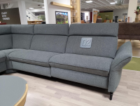 himolla - Ecksofa 1926 Stoff Q2 Melange Mare Grau mit Relaxfunktion - 2