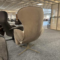Jori - Relaxsessel Raydreamer JR 7450 Mono Move Medi Innen Stoff Mumble Gesso Beige Außen Leder Nubuck Cream Beige - 8