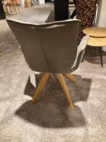 Natura - 6er-Set Stuhl Westmore Stoff Texel Schlamm Braun Grau - 9