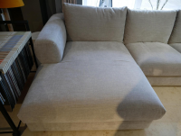 Vilmers - Ecksofa Natura Stormy Stoff Lapis Khaki Grau Grün - 6