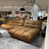 Designwerk - Ecksofa Diego Leder Eagle Camel M2104 Braun Mit Manueller Rückenverstellung - 3