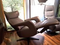 Global - Relaxsessel Global Trona M Leder WM Antraciet Anthrazit Kreuzfuß Schwarz - 2