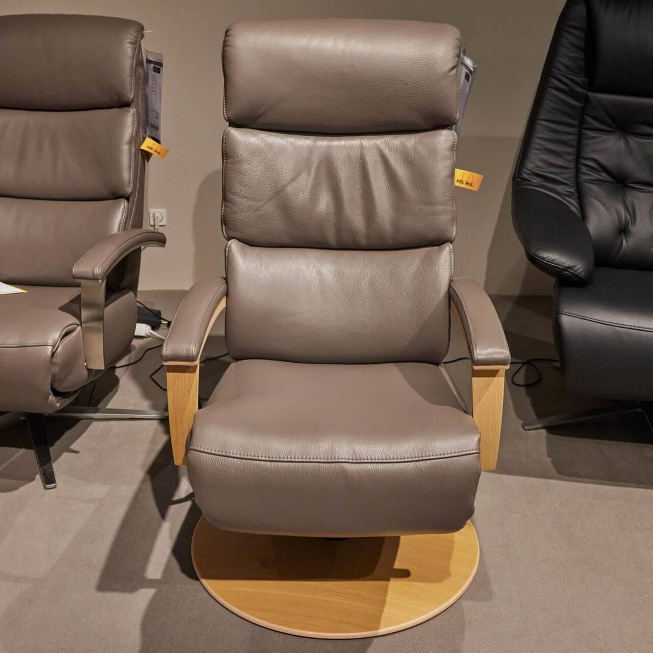 Luxus Hukla Relaxsessel Leder Bild