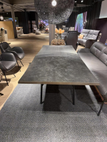 himolla - Esstisch Dining 1474 Platte Wildeiche Treibholz Schwarz Gestell Metall Anthrazit Pulverbeschichtet - 9