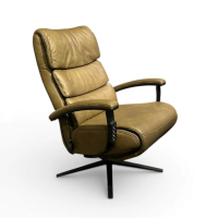 himolla - Sessel 7923 Cosyform Individual Leder Eleganza Alm Grün Sternfuß Metall Schwarz Pulverbeschichtet 3-Motorig - 3