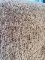 Jori - Relaxsessel Daydreamer Innen Stoff Mumble 13 Pesca Braun Außen Leder Nubuck Macchiato Braun Fuß Metall Matt Beigerot Lackiert - 7