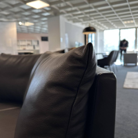 De Sede - Sofa DS-167 Leder Select 2477 Cigarro Braun Füße Edelstahl Poliert Rücken Umlaufend Verschiebbar - 4