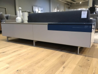 Piure - Sideboard Nex Lack Matt Dune 1 Ladenelement In Hochglanz Blue Fußgestell Lack Matt Dune - 2