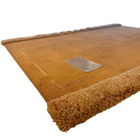 Eigene Herstellung - Teppich Brücke 140x200 cm Schurwolle Ocker Okka - 3