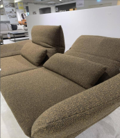 Koinor - Sofa Ceda Stoff 20 Sherpa 84 Braun Rot Gestell Metall Schwarz Matt Pulverbeschichtet Inklusive Kissen - 6