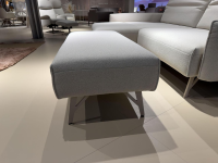himolla - Ecksofa Tangram 9660 Stoff 08 Nomi Linen Beige Gestell Metall Beige Inklusive Hocker Und Verstellung - 10