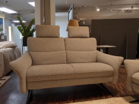 himolla - Sofa MS 1018 Stoff 20 Pura Simple Grau Metallkufe Anthrazit Mit Ausklappbaren Kopfteilen - 7