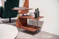 Scholtissek - Etagere Beistelltisch 39043-0 Nussbaum Astig Massiv Natur - 2