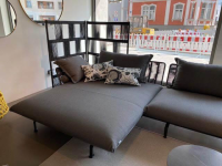 Talenti - Outdoorsofa Cruise Stoff Rope Dark Grey R10 Grau Gestell Graphit Grau Inklusive Outdoorparavent Und Kissen - 6