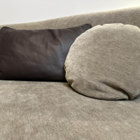 Bielefelder Werkstätten - Sofa Nimbo Stoff Savoy BW 1792-323 Taupe mit 3 Kissen - 12