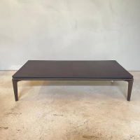Walter Knoll - Beistelltisch Jaan Living 783 T1 Platte Leder Saddle Coffee Braun Gestell Bronze Schwarz Matt Pulverbeschichtet - 2