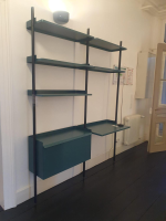 Hay - Regal Pier System 12 2 Columns Stahl Blue Blau Pulverbeschichtet - 4