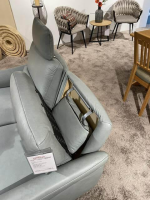 himolla - Sofa Cumurex 6270 Leder 22 Soft Nappa Jade Blau Gestell Metall Schwarz Pulverbeschichtet Mit Relaxfunktion - 2