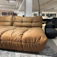 Designwerk - Ecksofa Diego Leder Eagle Camel M2104 Braun Mit Manueller Rückenverstellung - 2
