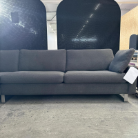 COR - Ecksofa Conseta Stoff 8078 Tabak Anthrazit Metallkufe F04 Stahl Feinstruktur Mit Kopfstütze - 11