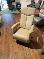Activineo - Relaxsessel Baccara L30 WM Safari Beige Creme Gestell Metall Grau mit Verstellung - 2
