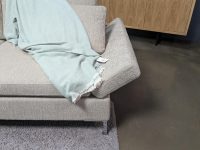 Brühl - Ecksofa Alba Stoff36 0045 Creme Füße Verchromt mit Verstellfunktionen - 5
