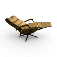 himolla - Sessel 7923 Cosyform Individual Leder Eleganza Alm Grün Sternfuß Metall Schwarz Pulverbeschichtet 3-Motorig - 4
