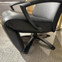 Jori - Sessel Brainbuilder JR-7760 Mono Move Medi Leder Celia Nero Schwarz 5 Stern Fuß Ellipse Schwarz Lackiert - 4