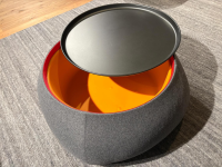 B&B Italia - Couchtisch Fat-Fat FF86 Stoff Serra Dunkelgrau - 4