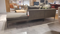 Jori - Ecksofa Tigra Landscape JR 2226 Stoff Siena C0006 Grau Grün Eckfuß Metall Schwarz Lackiert Mit Verstellbarer Armlehne - 5
