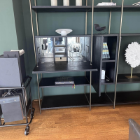 Janua - Regalsystem BC 06 Room 68 Eiche Schwarz Gebeizt Und Lackiert Gestell Aluminium Eloxiert 33 Bronze - 3