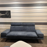 EMP - Sofa 2 CR Hubertus B Stoff 06 209 30 Belfast Ocean Blau Fuß Kufe 59 Schwarz Inklusive Kopfstütze - 11