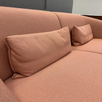 COR - Sofa Nook 36311 Innen Stoff 10071 Grapefruit Rosa Rot Außen Stoff 7203 Terrakotta Rot Braun Mit Kissen - 5