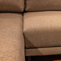 freistil Rolf Benz - Upholstered suite 170 Fabric 4020 Silver gray Steel base black Including 2 cushions - 8