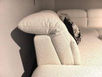 himolla - Ecksofa Spektra Stoff Q2 Loop Basic 20 Weiß Füße Schwarz - 3