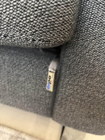 Erpo - Sofa Classic CL500 Stoff Prairie 202 88 Grau Metallkufe Chrom Hochglanz - 6