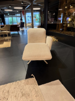 himolla - Relaxliege 7658 Stoff 20 Labomba Carrara Beige Sternfuß Metall Beige Mit Schaukelfunktion - 5