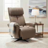 himolla - Sessel 8937 Easy Swing M Leder 24 Longlife Rustika Kokos Braun Gestell Metall Schwarz Mit Elektrischer Verstellung - 6
