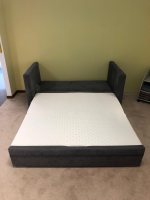 Restyl - Schlafsofa Isabella Stoff 2-6839 Grau mit Auszugsfunktion - 2
