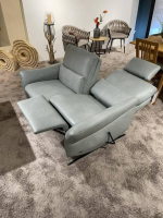 himolla - Sofa Cumurex 6270 Leder 22 Soft Nappa Jade Blau Gestell Metall Schwarz Pulverbeschichtet Mit Relaxfunktion - 11