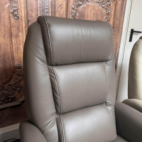 himolla - Ruhesessel 9773 Cumulus Quartett Leder Cubano A Braun Füße Schwarz Mit Aufstehhilfe - 4