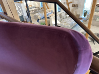 Giorgetti - Sessel Progetti Stoff Adamo & Eve Aubergine 05 Samt Violett - 3