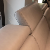 Modulmaster - Ecksofa MM PN1161 Leder Vivre 120 Alu Grau Fuß Metall Schwarz Inklusive Kissen - 8