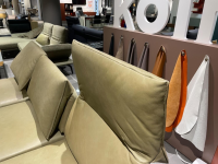 Koinor - Ecksofa Phoenix Leder B Toro Cactus Grün Plateau Wildeiche Furniert Gestell Aluminium Schwertkufe - 2