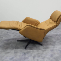 Hülsta - Relaxsessel 8756 26 W44 3-Motorisch Herz-Waage Leder 27 Leonessa Ananas Gelb Gestell Sternfuß Metall Pulverbeschichtet Bronze - 2