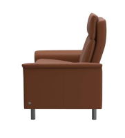 Stressless - Sofa Aurora Hoch L 2-Sitzer Leder Paloma 094 40 New Cognac Stahlbein 88 Rund - 6