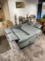 himolla - Sofa Cumurex 6270 Leder 22 Soft Nappa Jade Blau Gestell Metall Schwarz Pulverbeschichtet Mit Relaxfunktion - 9