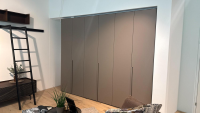 San Giacomo - Flügeltürenschrank Lack Grau Inklusive Inneneinteilung Und Beleuchtungsset - 3