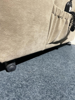 himolla - Sessel Mainz Stoff Nuvano Schlamm Beige Grau Gestell Motorisch Mit Aufstehhilfe - 7